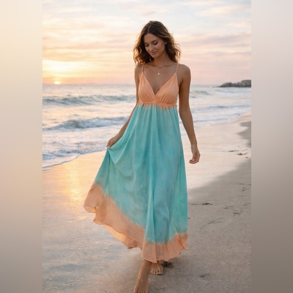 Gypsy 05 Dresses & Skirts - Gypsy 05 Silk Ombre Maxi Dress XS